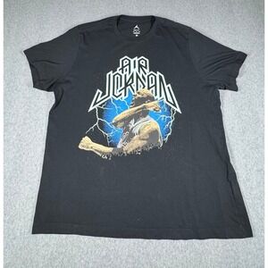 Air Jordan T-Shirt Mens XXL Black Dri-Fit Graphic Tee Athleisure Short Sleeve